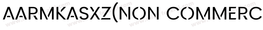 AaRMKASXZ(Non CommercialUse)字体转换